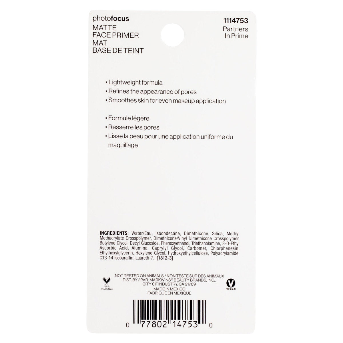 Photo Focus Matte Face Primer