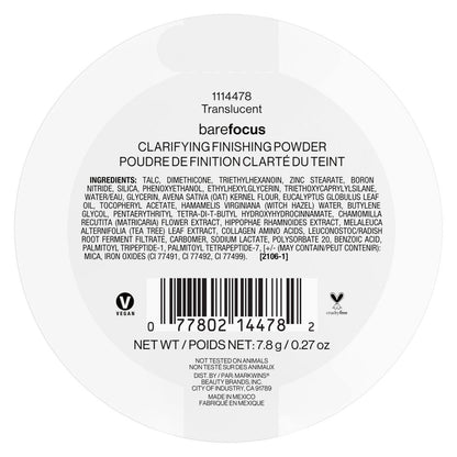 Bare Focus Clarifying Finishing Powder | Translucent