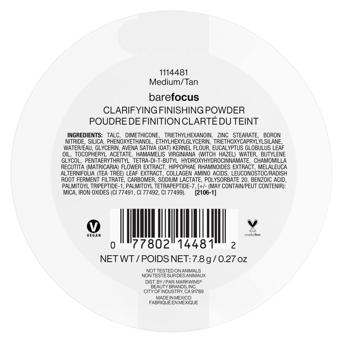 Bare Focus Clarifying Finishing Powder | Medium-Tan