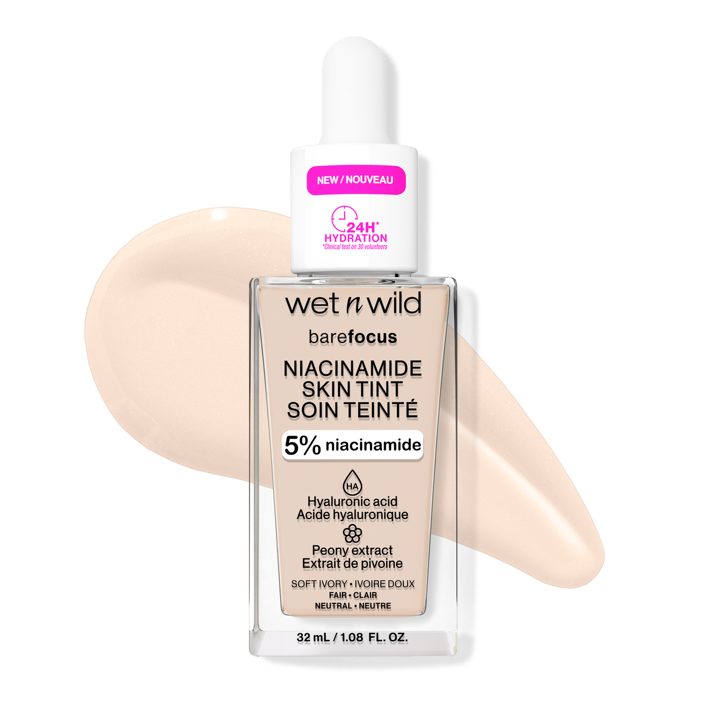 Bare Focus Niacinamide Skin Tint | Soft Ivory