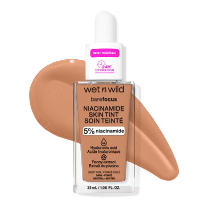Bare Focus Niacinamide Skin Tint | Deep Tan