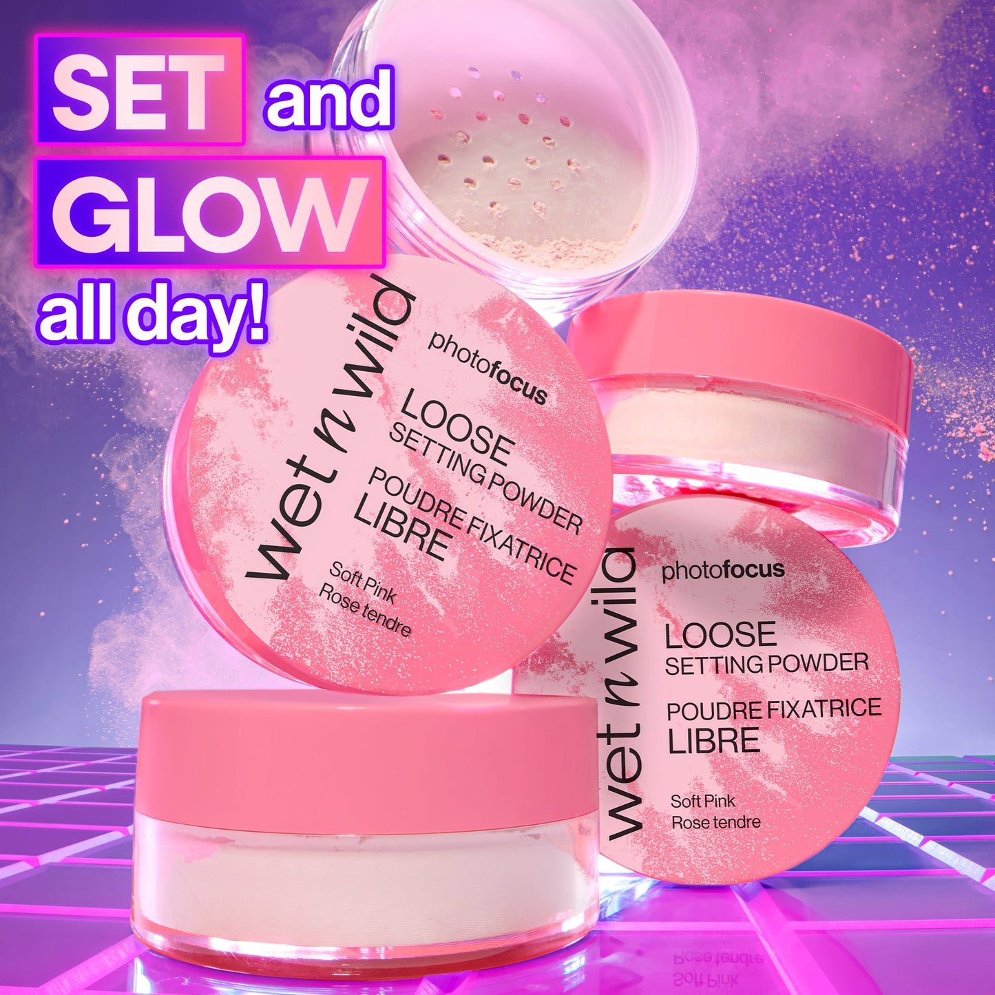 Photo Focus Loose Setting Powder | Soft Pink