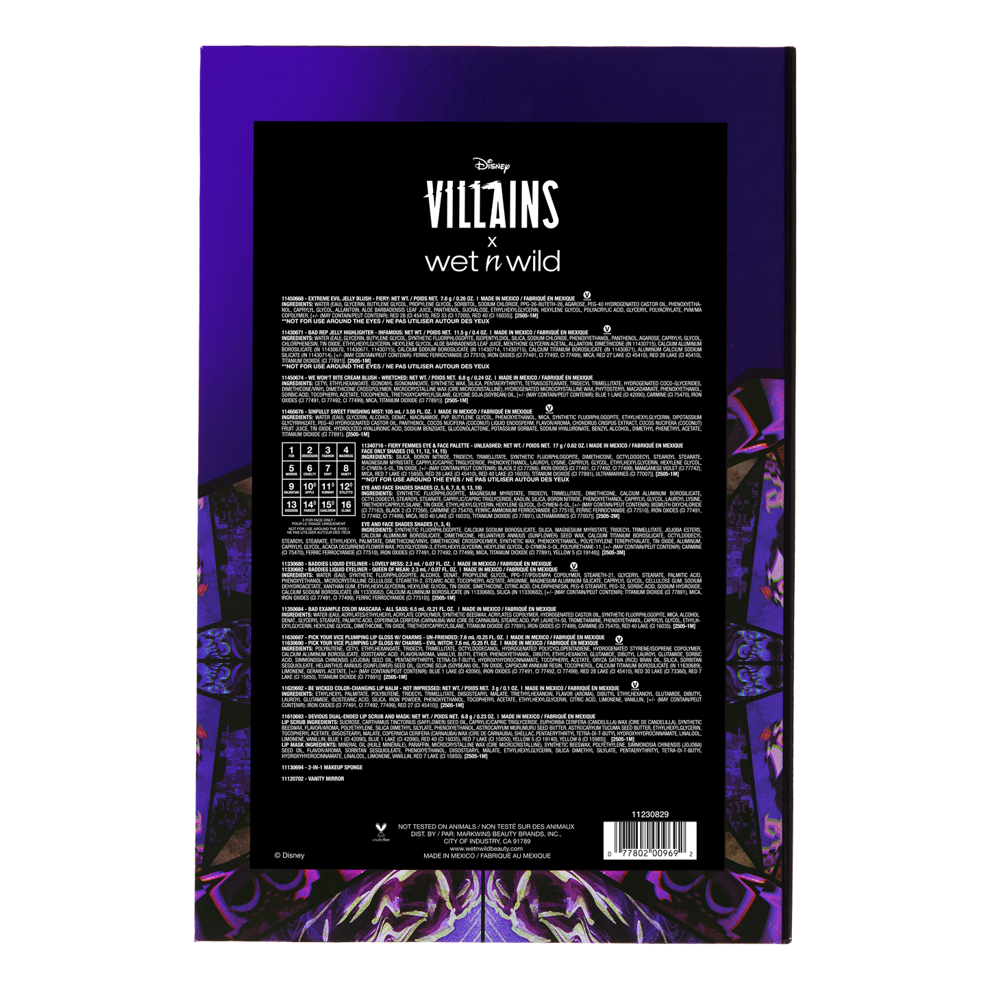 DISNEY VILLIANS PR BOX