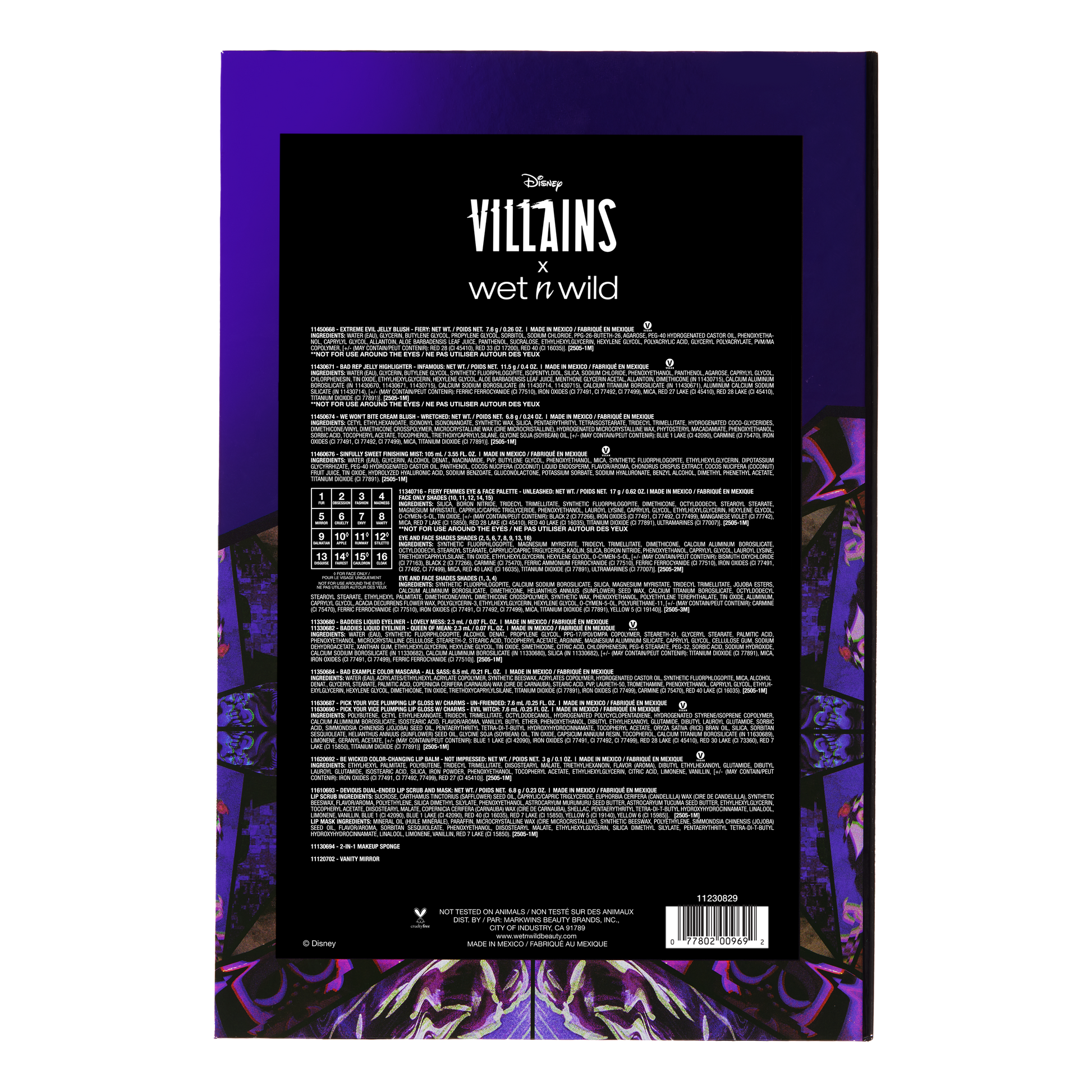 DISNEY VILLIANS PR BOX