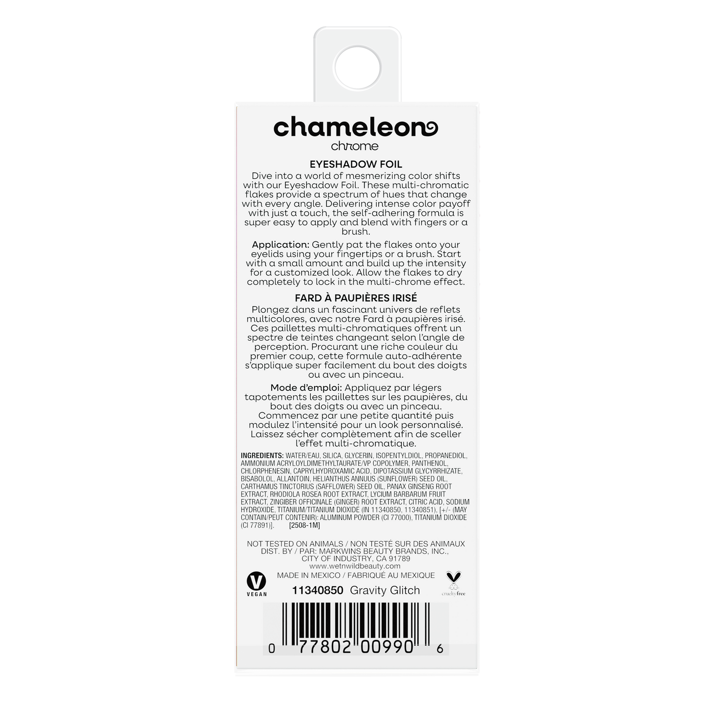 Chameleon Chrome Eyeshadow Foil | Gravity Glitch