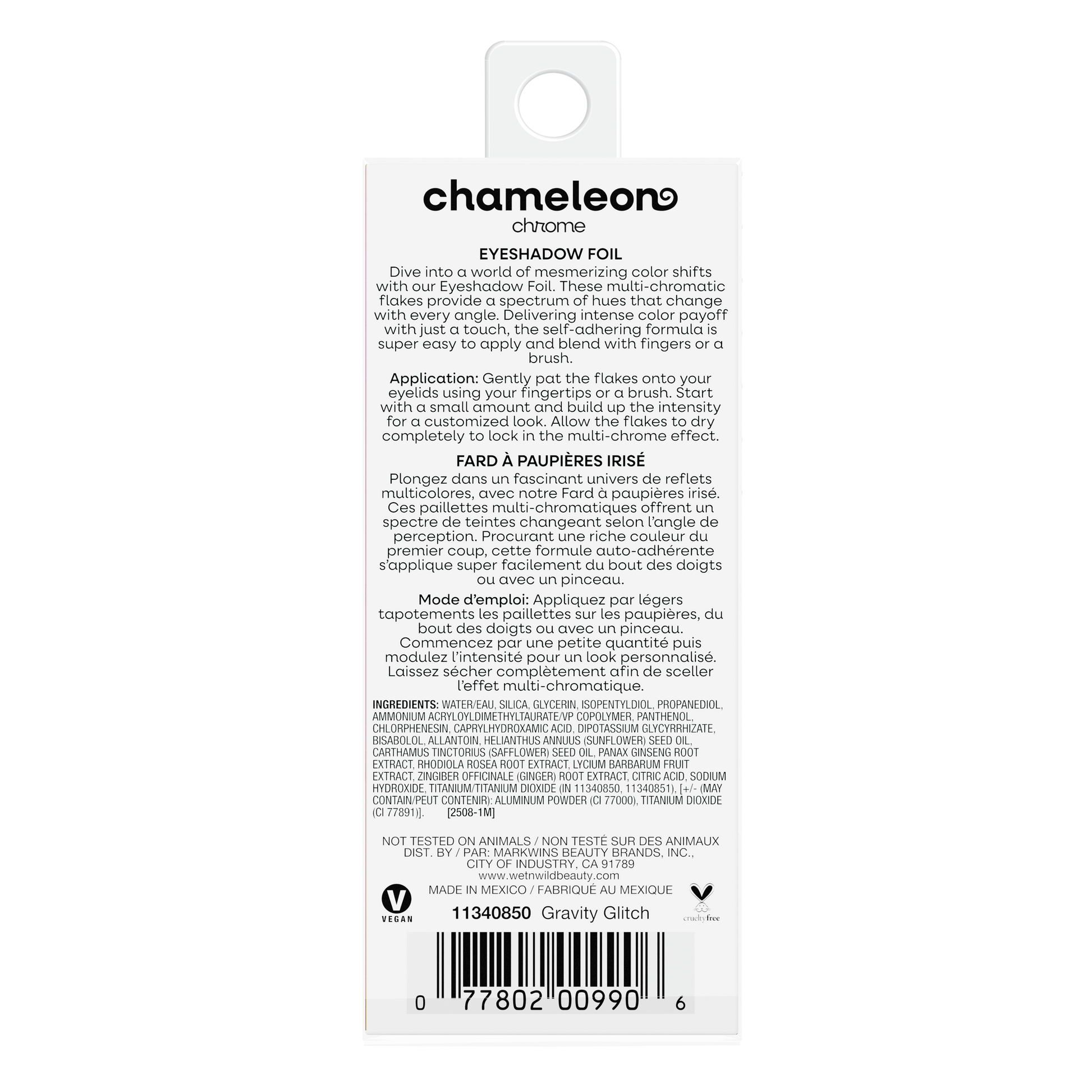 Chameleon Chrome Eyeshadow Foil | Gravity Glitch