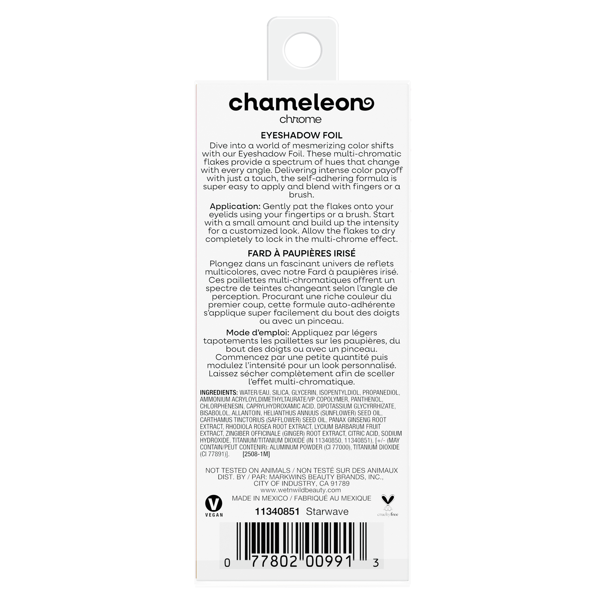 Chameleon Chrome Eyeshadow Foil | Starwave