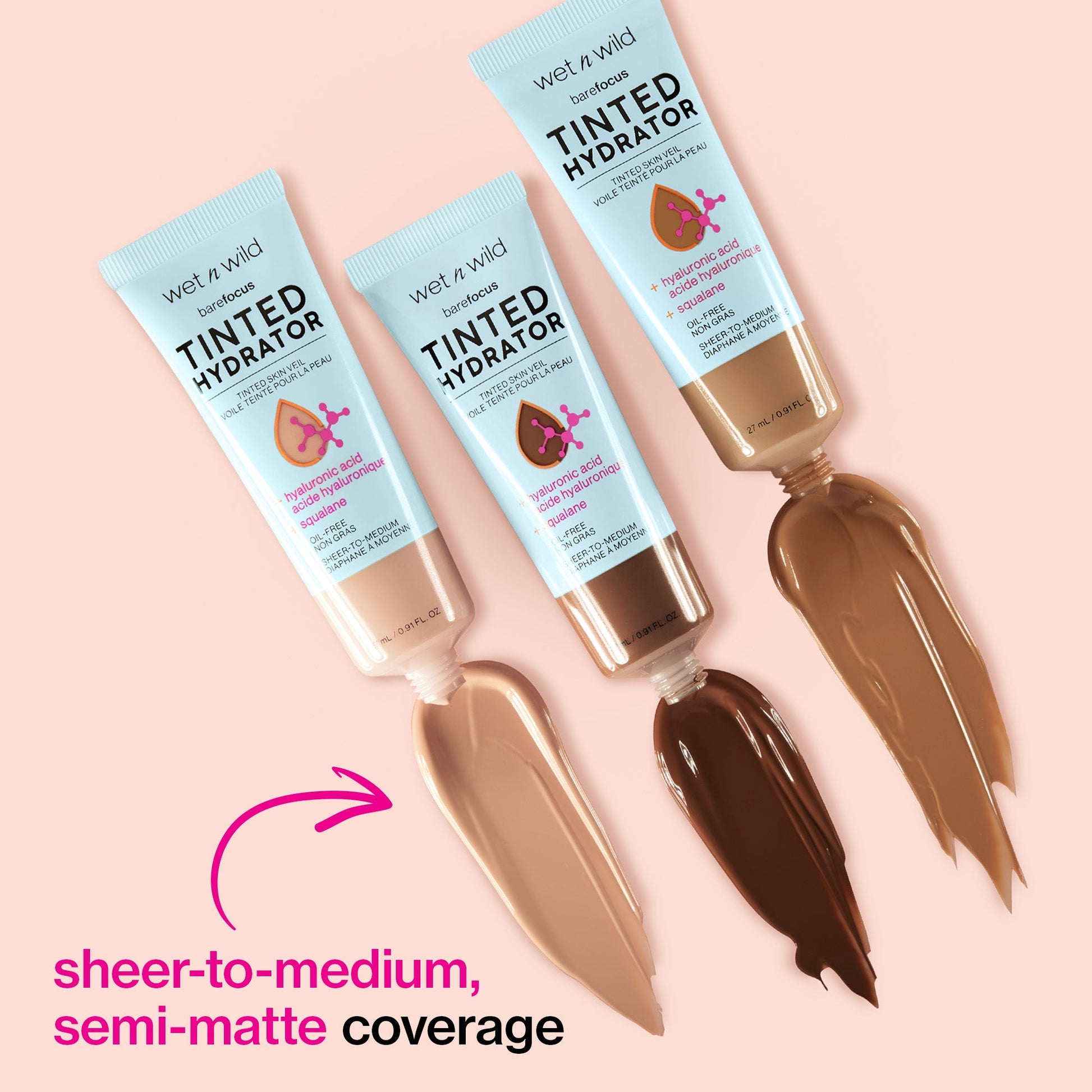 Bare Focus Tinted Hydrator Tinted Skin Veil | Deep